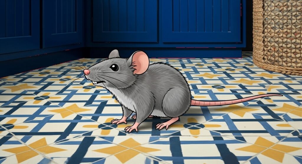 Plaga de ratón en una cocina de la cdmx